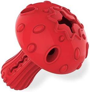 Dog Chew Toy for Large & Medium Dogs, Rubber Treat Dispensing Toy for Aggressive Chewers, Interactive Slow Feeder Tough Puzzle Toys