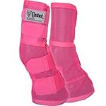 Cashel Crusader Horse Fly Leg Guards Pink Horse