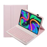 leleyo Keyboard Case for Lenovo Tab M11 11" Smart Cover with Keyboard Magnetic Removable Wireless Bluetooth QWERTY, Pink