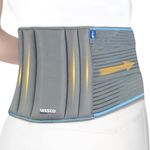 Vissco Lumbocare (Lumbo Sacral Belt), Back Support Belt for the Spine & Relieves Pain, Lower Back Brace Support, Back Pain Relief, Can be used for Slip disc - Large (Grey)