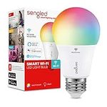 Sengled Smart Light Bulb, Color Changing Light Bulb, WiFi Light Bulbs No Hub Required, Smart Bulbs that Work with Alexa & Google Home, Smart LED A19 RGB Light Bulbs, 1 Pack