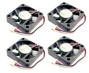 INVENTO 4Pcs 5V DC 40x40x10mm 4010 Cooling Fan Brushless motor sleeve bearing For Robotics CPU Cooler Radiator Fan