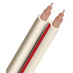 AudioQuest X2, Unterminated Speaker Cable, 14 AWG, 30 Feet/9.14 Meters Spool, White Jacket