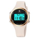 Watches for Women, Ladies Watches Outdoor Sport with Alarm/Calendar/Back Light/Stopwatch/Chronograph, Digital Watch Gifts for Teen Girls/Women