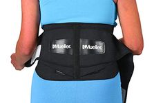 Mueller Sports Medicine Adjustable Lumbar Back Brace One Size Fits Most, Black