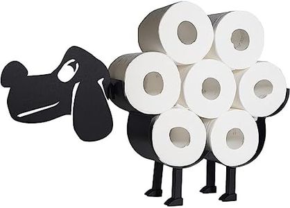 Dog Decorative Toilet Paper Holder Toilet Paper Holder Funny Bathroom Art Toilet Paper Stand Toilet Tissue Paper Storage Free-Standing Bathroom Tissue Storage Toilet Roll Holder