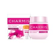 Charmis Deep Nourishing Cold Cream with Vitamin C, A & E, for glowing & nourished skin with Charmis VITAMIN C Facewash FREE, 100gm + 50gm