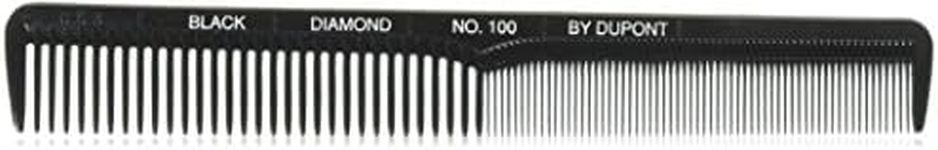 Black Diamond Cutting Comb, Black,