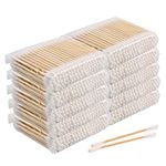 Cotton Buds, 1000 Pcs Cotton Swabs, 100% Biodegradable Organically Cotton Wool Buds, Eco Friendly Sustainable Wooden Eco Cotton Buds, Durable & Compostable Ear Sticks