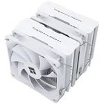 Thermalright Peerless Assassin 120 White CPU Air Cooler, 6 Heat Pipes, Dual 120mm TL-C12W PWM Fan,Aluminium Heatsink Cover, AGHP Technology, for AMD AM4/AM5 Intel LGA 1150/1155//1200/2011 (White)