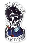 Blue Collar Sticker Decal, Blue Collar Working Class 5 inches | Water Proof | for car Bumper, Notebook, tumblers