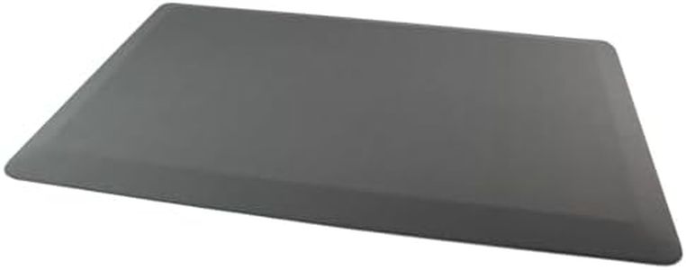 Ultralux Anti-Ermüdungsmatte für Steharbeitsplätze, Dicke rutschfeste gepolsterte Küchenbodenmatte 2cm dick Küchenteppich, 40 x 60cm ergonomisch Steh komfortmatte für Büro, Haus, Grau Stehunterlage