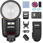 GODOX V1Pro-N 2.4G Wireless Camera Flash Speedlite with Detachable Sub Flash 1/8000s HSS 1.3s Recycle Time M/TTL Flash Mode 10 Levels Brightness Type-c Powered Compatible with Nikon Cameras