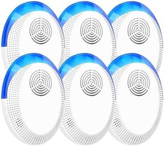 Ultrasonic Pest Repeller 6 Pack Mice Repellent Indoor Pest Repellent Ultrasonic Plug in, Mouse Deterrent, Pest Control for Rodents, Roaches, Cockroaches, Spiders, Insects(6 Pack)