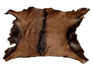 Real Antelope Goat Hide Fur Skin Pelt Fur Sheepskin Leather Fur Skin Clothing Accessories 1pcs (Approx 16"X20")