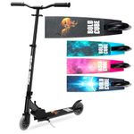 BOLDCUBE Deluxe 2 Wheeler | Scooter for Kids Ages 6-14 + Years | Ultra Fold | No Assembly | Height Adjustable 60 to 90 cm