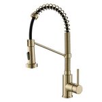 Kraus KPF-1610BG Bolden Kitchen Faucet, Brushed Gold