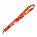 Pinstant Pochita Chainsaw Man Anime Manga 17.7" Neck Lanyard Keychain Holder ID Badge Mobile Phone Pin Strap, Red, 17.7 inches