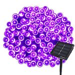 Tuokay, Solar Garden Lights, Outdoor Fairy Lights, Waterproof 72ft 22m 200 LED 8 Twinkling Modes, Decorative Lighting String Lights for Home, Gazebo, Patio, Lawn, Wedding Ornament (Purple)