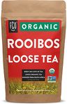 FGO Organic Rooibos Loose Leaf Tea, Resealable Kraft Bag, 16oz (Pack of 1)