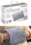 ADEPTNA Comfy Rechargeable Electric Hot Water Bottle Bed Hand Warmer for All Kind of Pain Relief - Simply Plug -in Overheat Protection (Grey)