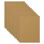 BELLE VOUS 12 Pack Plain Cork Sheets - 27.8 x 21.4cm / 10.94 x 8.43 inches, 2mm Thick - About A4 Cork Paper for Pin/Bulletin Board Replacement, Wall Decor, DIY Craft Projects, and Kitchen Pads