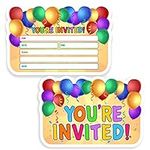 Balloon Birthday Party Invitations 