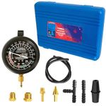 PUNMEW Vacuum Gauge Automotive Professional Vacuum Tester Fuel Pressure Tester Kit Automotive Vacuum Gauge