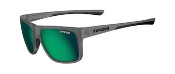 Tifosi Optics Swick Sunglasses (Satin Vapor/Emerald Polarized Lenses)