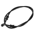 50cm - 120cm Motorcycle Oil Hose,Braided Steel Brake Clutch Line Pipe Colorful(1200mm-Black).-for Braided Brake Lines Motorcycle Brake Hose 120cm 48” Hydraulic Motorcycle Hose Motorcycle hydraul