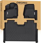 OEDRO Floor Mats Fit for 2015-2026 Ford F150 and 2022-2025 F-150 Lightning SuperCrew Cab, w/o Fold Flat Storage, TPE Precision Fit F150 Accessories Car Mats All-Weather Protection Liner