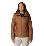 Columbia Women's Heavenly Hooded Jacket, 2024 Camel Brown, Medium