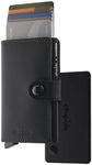 Chipolo x Secrid Trackable Mini Wallet, Leather Slim Wallet (Black)