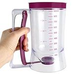 ZLKSKER Cake Batter Dispenser for Pancake Cupcake Waffles, Perfect Baking Tool with Measuring Label, ABS Material Sturdy & Durable