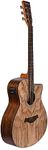 Kadence Acoustica Series Acoustic Electric Guitar - Electric Acoustic Guitar (Ash Wood) - Semi Acoustic Guitar with Pickup & Inbuilt Tuner - Electro Guitars for Beginners & Professionals