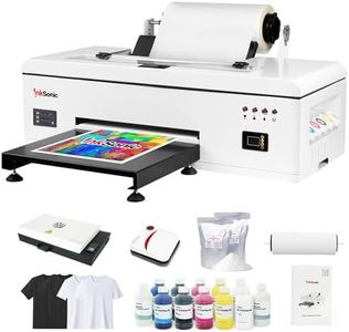 RocRow InkSonic L1800 A3 DTF Printer, T-Shirt Printing Machine, White Ink, Auto Cleaning, Direct to Film, Printer, Oven, Heat Press (Printer + Oven + Heat Press)