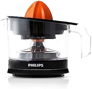 Philips Citrus Press Juicer HR2777/00, 0.5 Litre, 2 Sized Cones for different size fruit