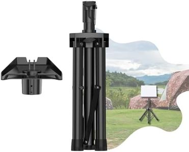 tesha Starlink Gen 3 Tripod Stand, Heavy Duty Starlink Kickstand Dish with Pipe Adapter, Height Adjustable Tripod Dish Mount for Camping and RV Travel