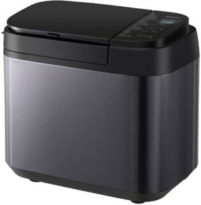 Panasonic SD-YR2540 Machine à pain, avec 32 programmes, 14 programmes automatiques, distributeur de levure, cuisson sans gluten, minuterie, gris foncé