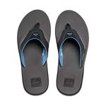 Reef Men's Fanning Flip-Flop, Gray Light Blue, 10 UK