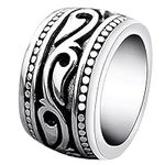 Trendy Wide Stainless Steel Celtic 