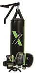 XpeeD Ultimate Complete Boxing Kit with Filled Punch Bag Glove Focus Pad Full Size
