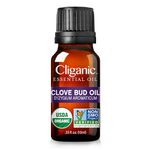 Cliganic Organic Clove Bud Essential Oil, 100% Pure Natural for Aromatherapy | Non-GMO Verified