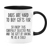 Gifts for Dad from Daughter Son for Christmas, Dad Gifts, Father Coffee Mug for Husband from Kids Thank You for Being My Father Funny Gifts for Dad Father Daddy Stepdad Stepfather Coffee Cups