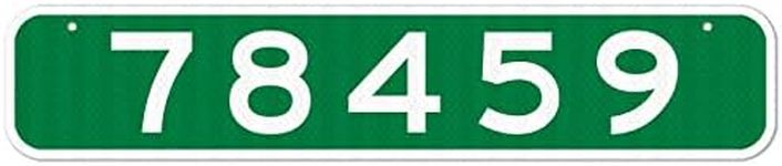 911 Address Sign, Custom Horizontal Emergency Mail Box Reflective Sign, 3M EGP Reflective Heavy Duty .080 Rust Free Alumminun, Double Sided, Ideal For Driveway, House and Multi Unit Buildings 6x30