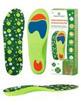 Trustfeet Flat Feet Insoles for Overpronation,Plantar Fasciitis,Medium Arch Supports Inserts for Shin Splints,Achilles Tendonitis,Thin Orthotic Shoe Insoles for Men Women-XXL