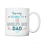 Best Dad mug gift | Daddy gifting ideas from son daughter | sentimental mugs for Father stepfather presents | thank you fathers day birthday Christmas gift