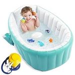 Inflatable Baby Bathtub with Air Pu