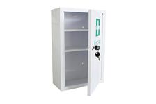 Sure Health Metal First Aid Cabinet - Lockable with Keys (46cm x 30cm x 14cm)