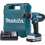 Makita HP488DWA 18V G-Series Combi Drill Complete with 1 x 2.0 Ah Battery and Charger Supplied in a Carry Case